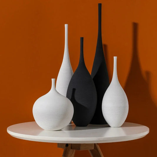 Mono Tall Ceramic Vase